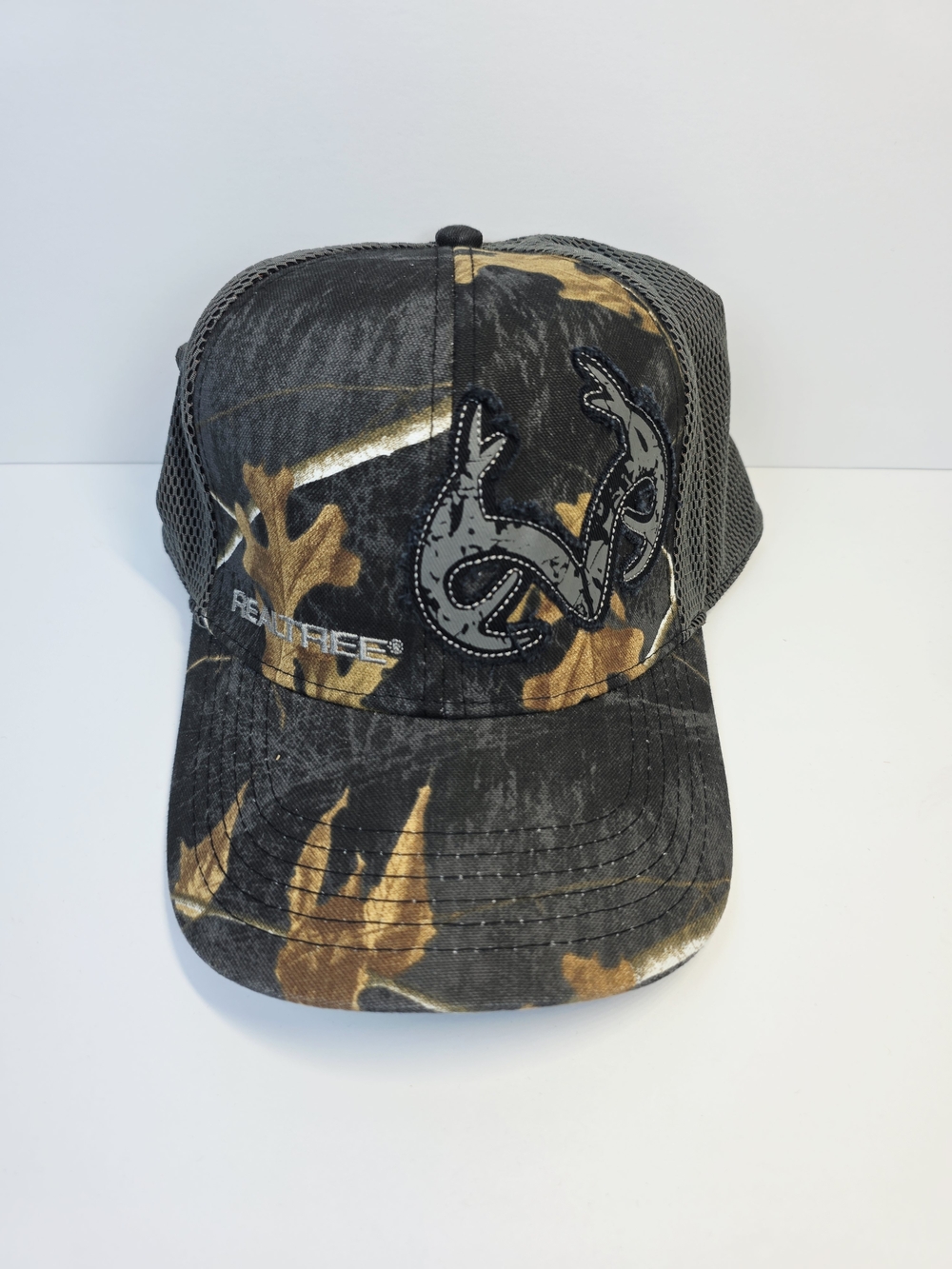Realtree Camouflage Mesh Back Cap - Black & Brown